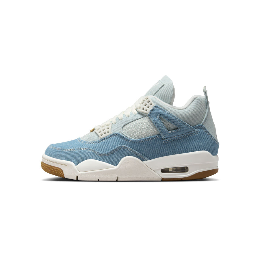 Air Jordan 4 Womens Retro Tex Denim “Worn Blue” Shoes