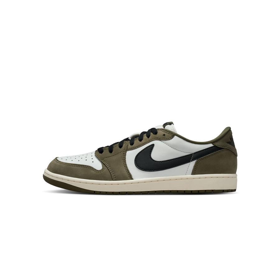 Air Jordan 1 Mens Retro Low “Medium Olive” Shoes
