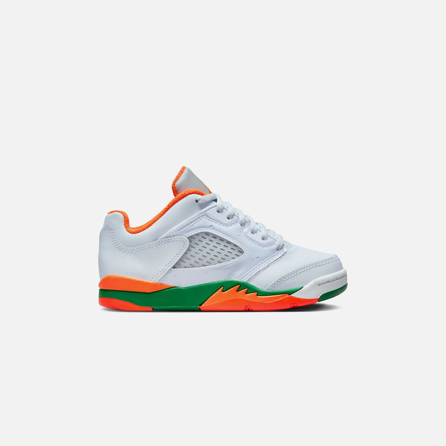 Jordans GS Air Jordan 5 Retro Low – Football Grey / Brilliant Orange