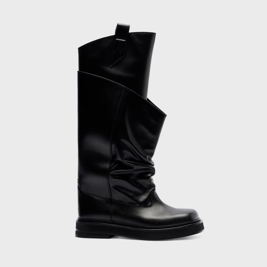 The Attico Passeggiata Combat Boot – Black