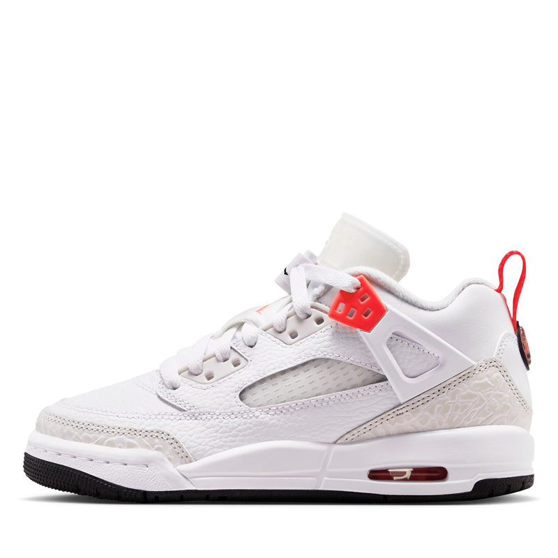 Jordan Spizike Low (GS) – White/Bright Crimson