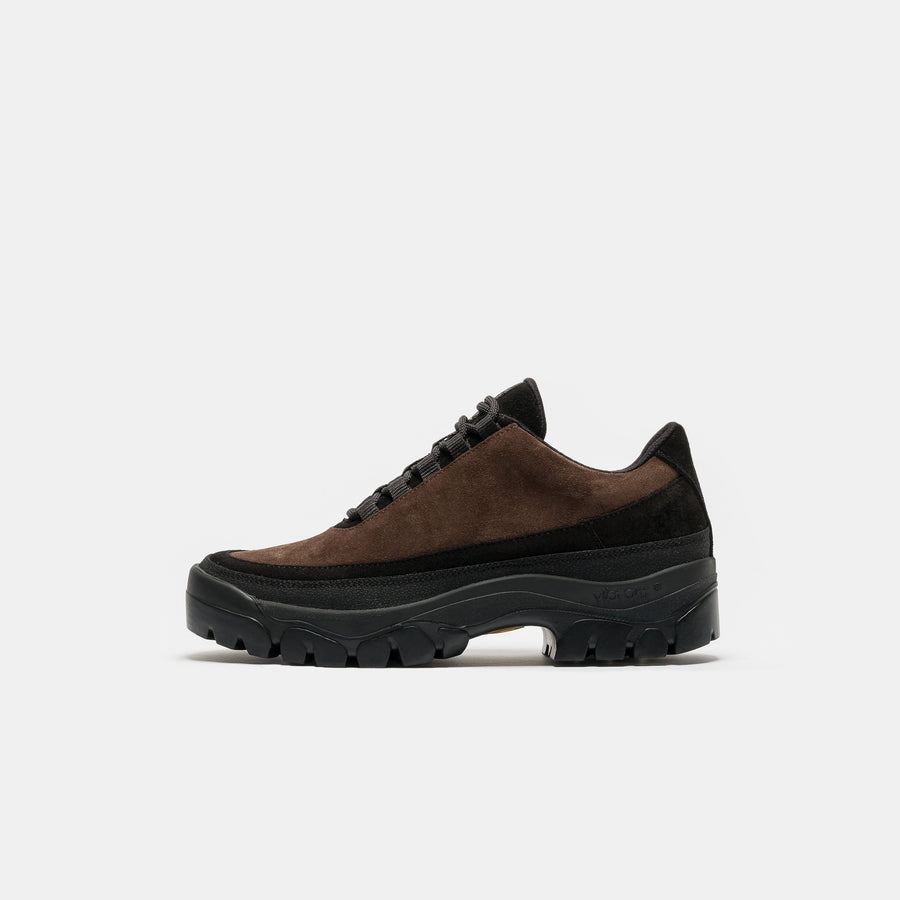 Easy Hiker Shoe in Dark Brown Suede