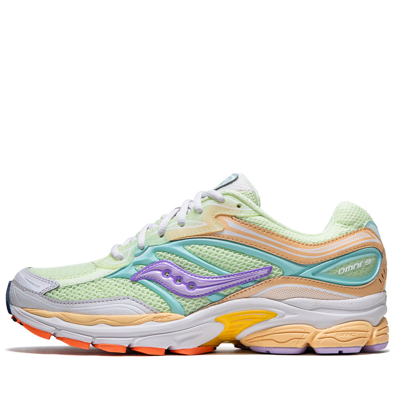 Saucony Progrid Omni 9 ‘Prism’ – Lime/Orchid