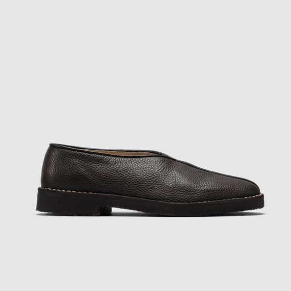 PIPED CREPE SLIPPERS