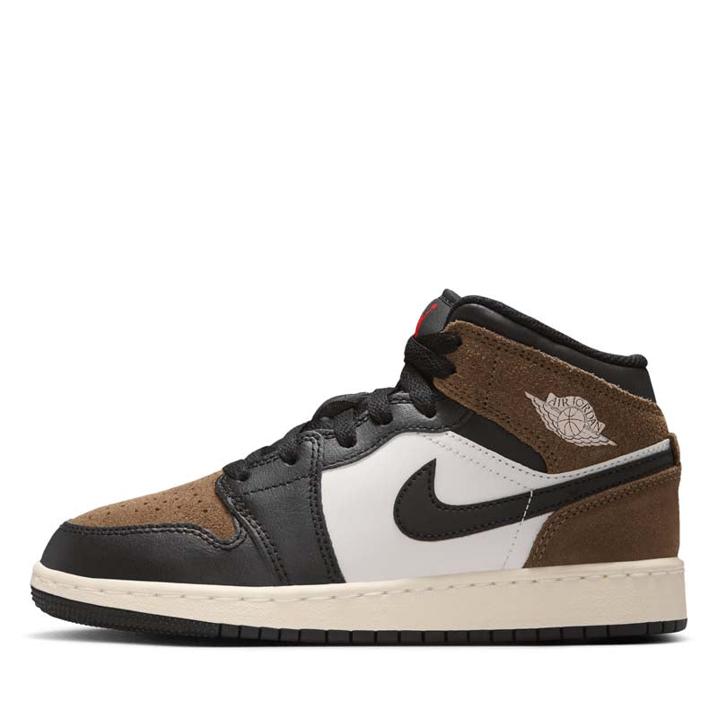 Air Jordan 1 Mid (GS) - Black/Phantom