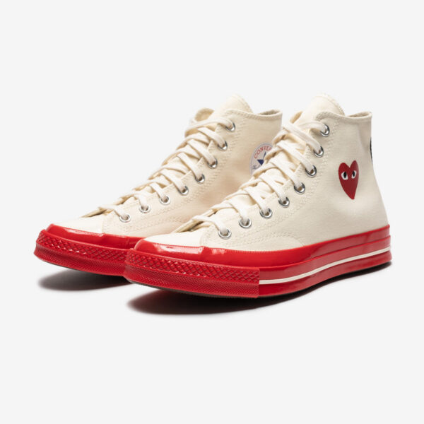 CONVERSE X CDG RED SOLE CHUCK 70 HIGH